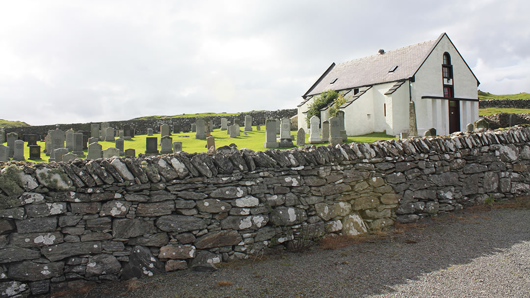 Lunna Kirkyard in Shetland