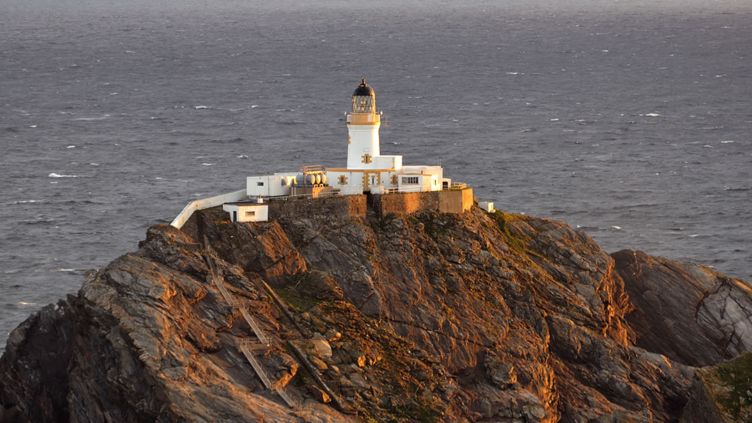 Muckle Flugga sunset by Ian Cowe