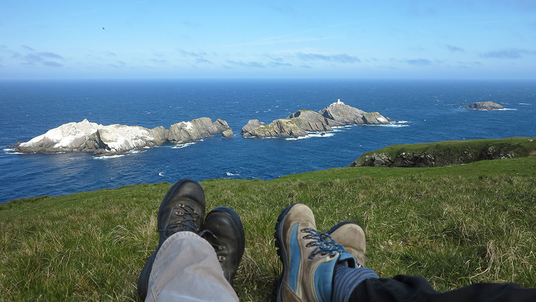 Muckle Flugga viewed from Hermaness