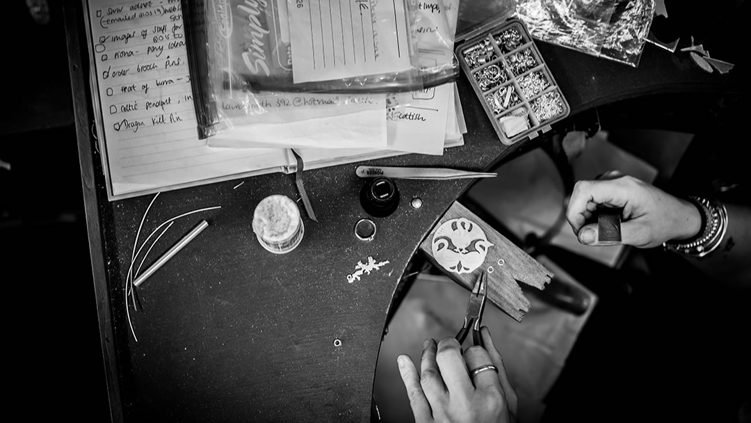 Shetland Jewellery workbench