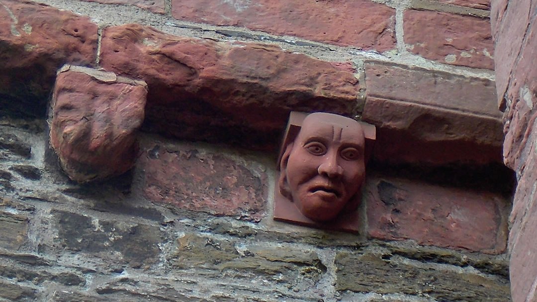 Shrek on St Magnus Cathedral