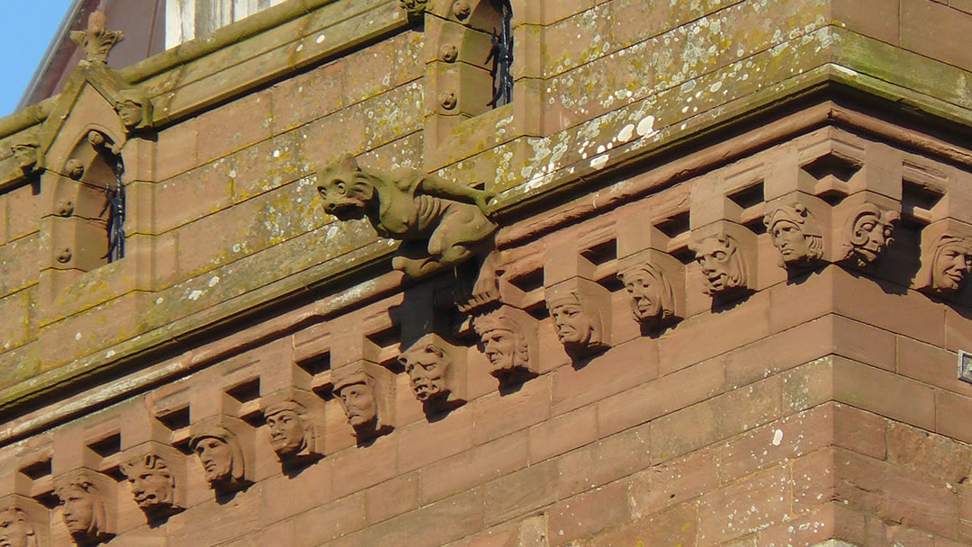 St Magnus Cathedral faces