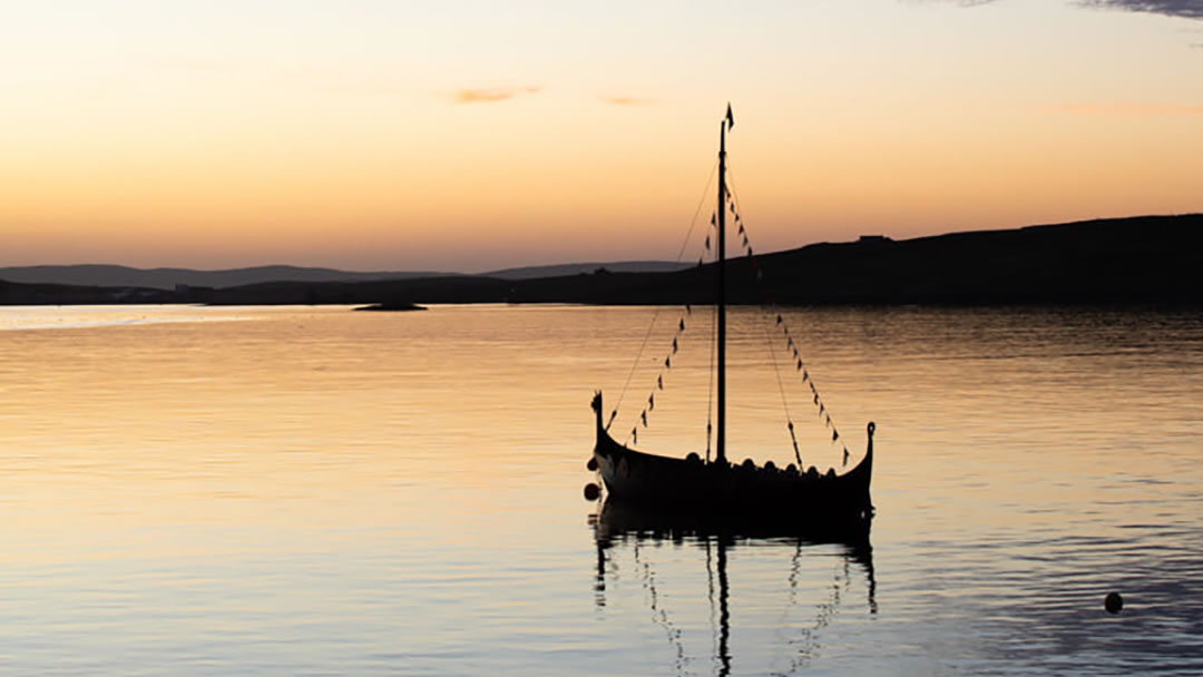 The Dim Riv in Lerwick harbour, Shetland