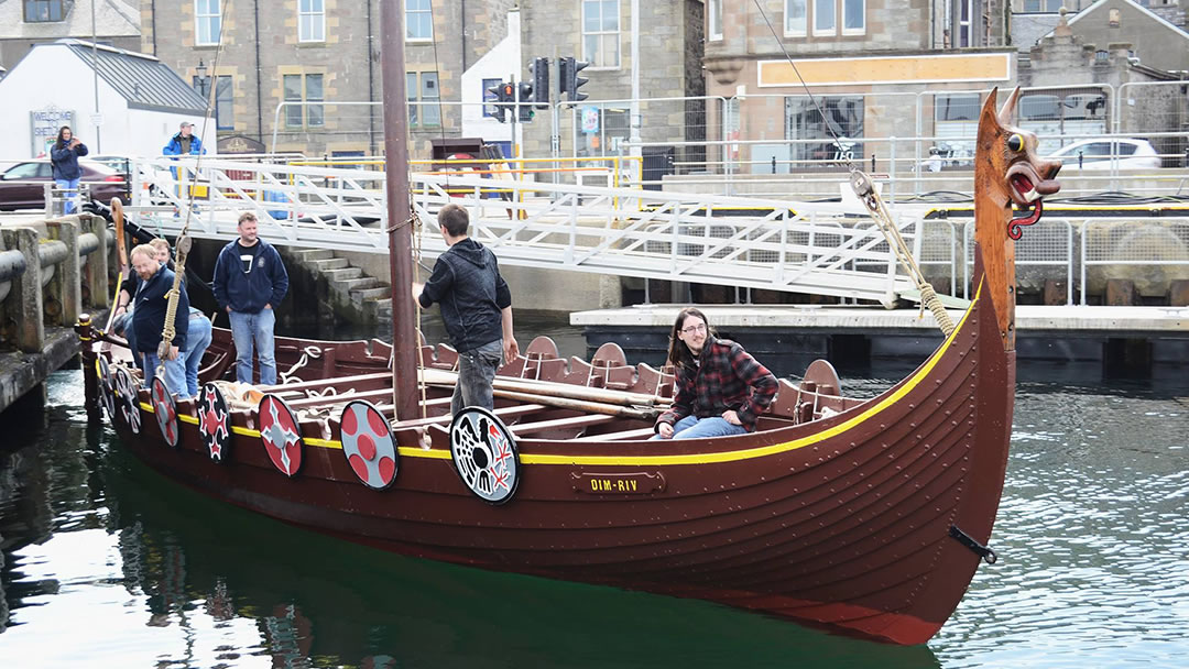 The Dim Riv in Lerwick harbour