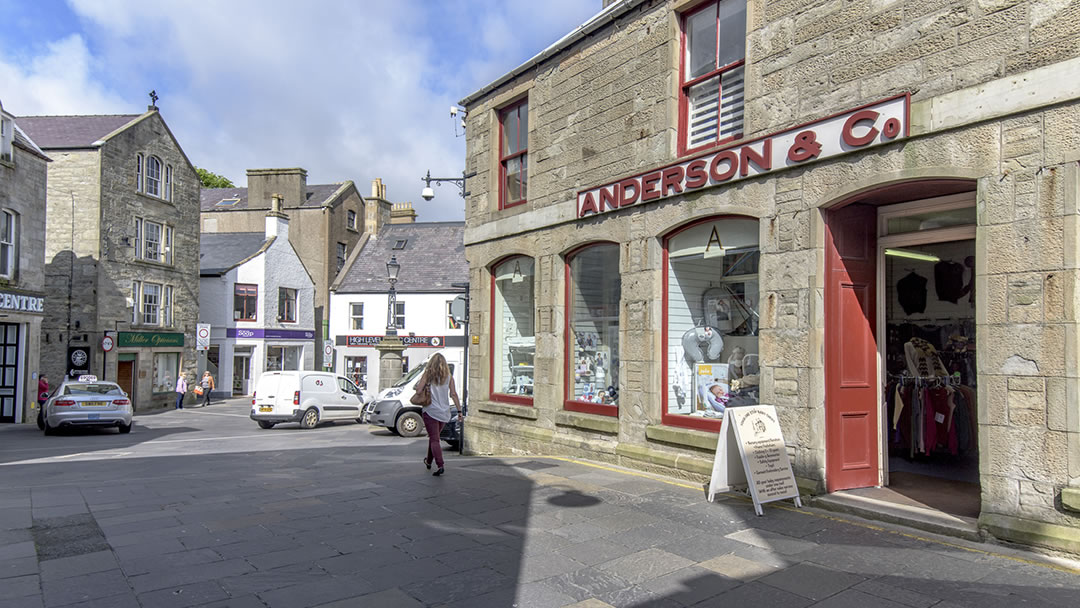 Commercial Street in Lerwick, Shetland