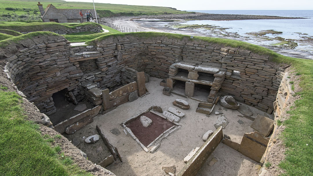 A Neolithic house at Skara Brae