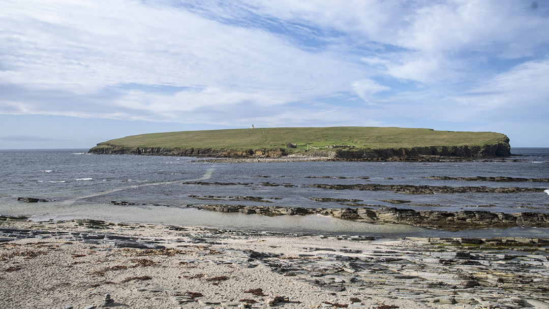 The beach at the Brough of Birsay, Orkney