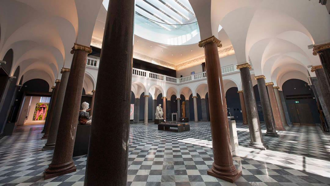 Centre Court of Aberdeen Art Gallery