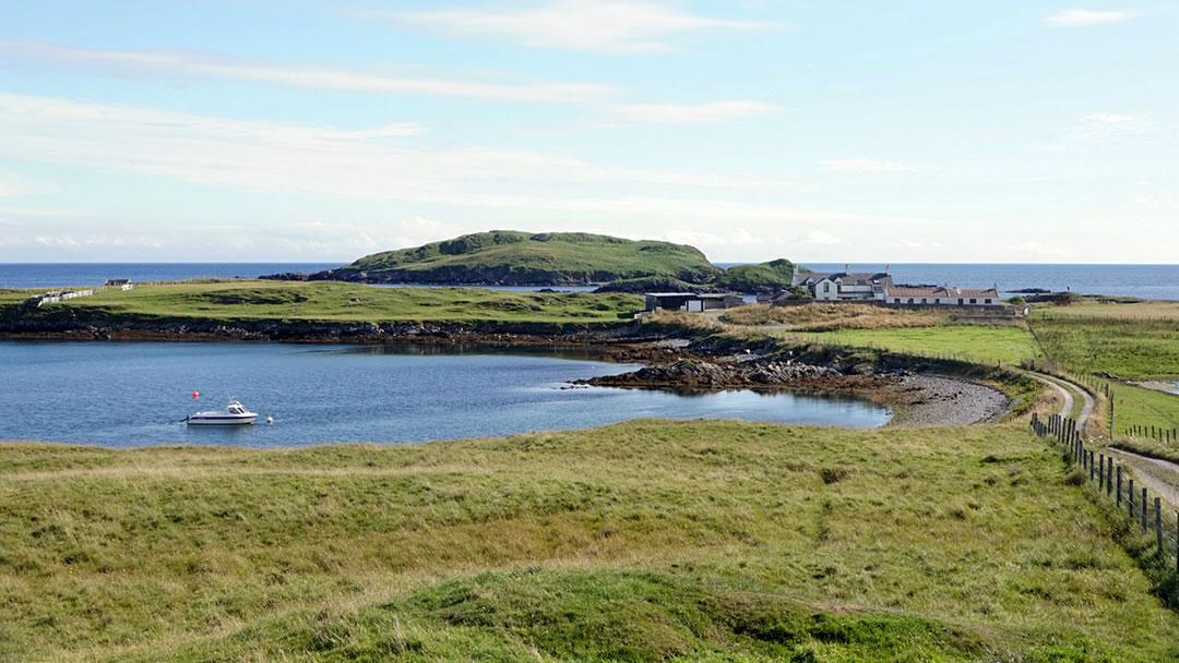 Gletness in South Nesting, Shetland by Mike Pennington