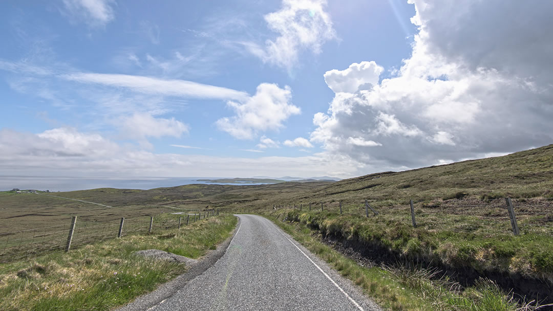 Kirk Ward viewpoint in Nesting, Shetland