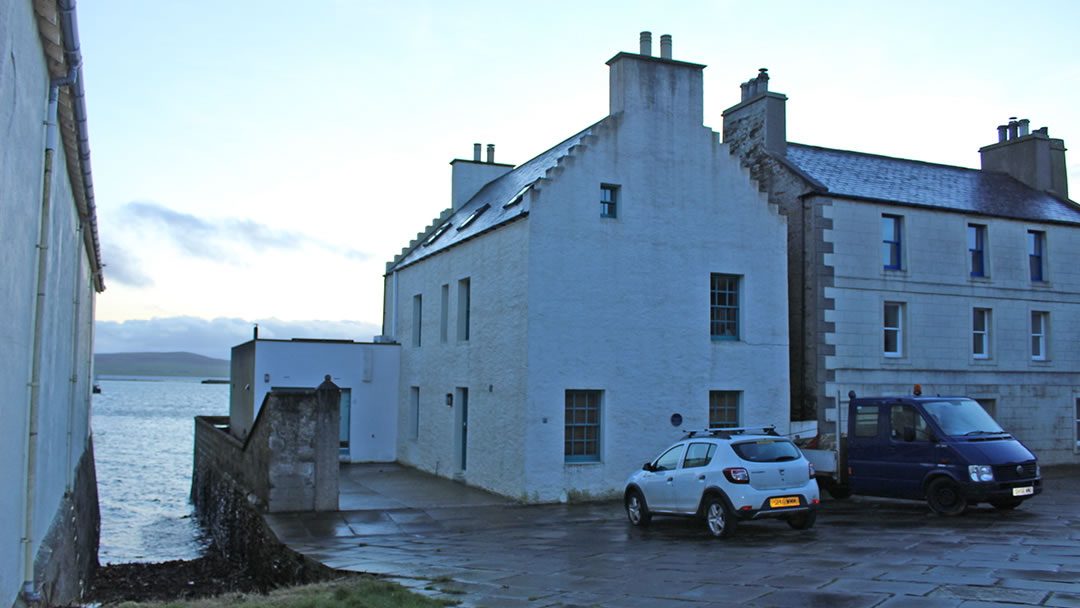 Mrs Humphrey's house in Stromness - once a hospital for Arctic whale men