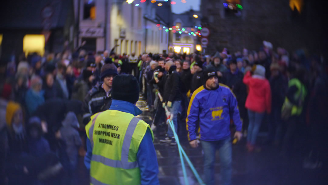 The battle for the Stromness Yule Log