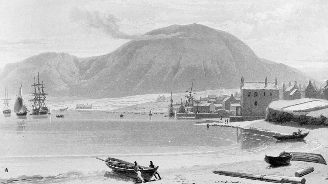 Stromness in 1821 by William Daniell