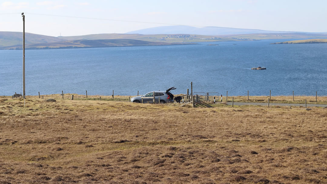 Parking near the Stones of Stofast