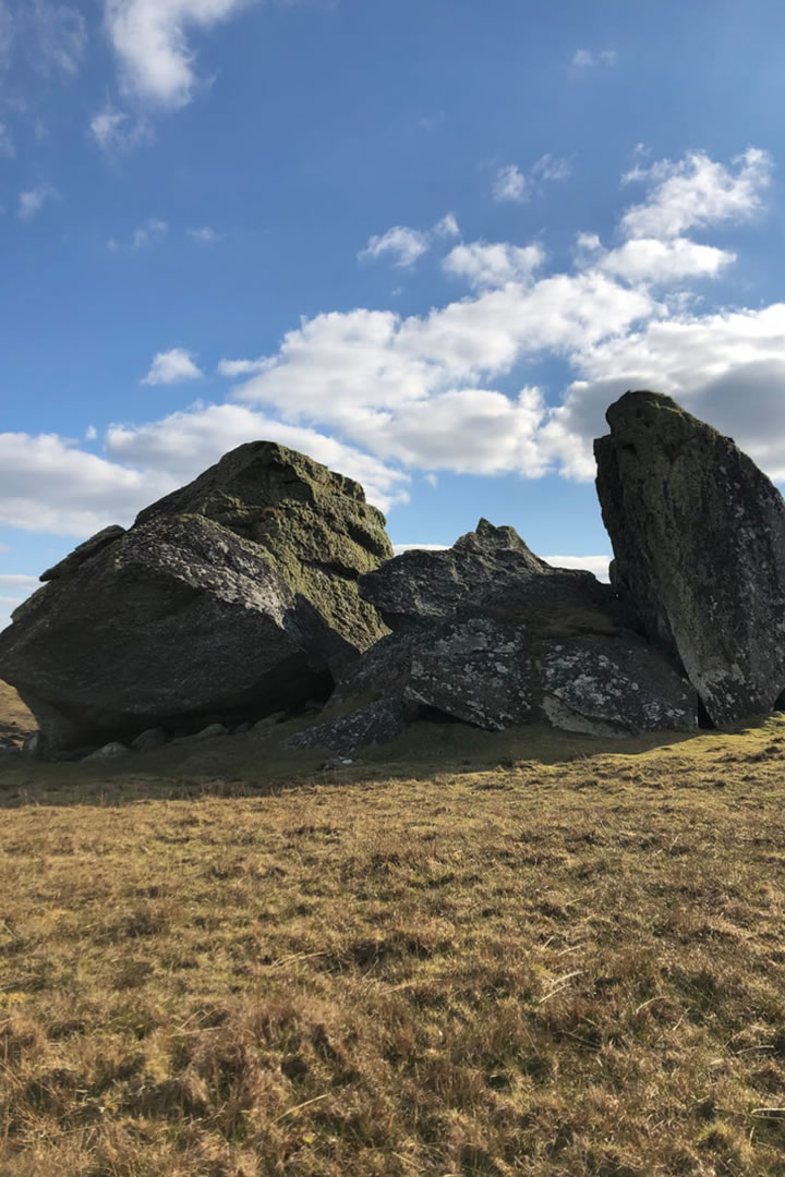 The impressive Stones of Stofast in Shetland