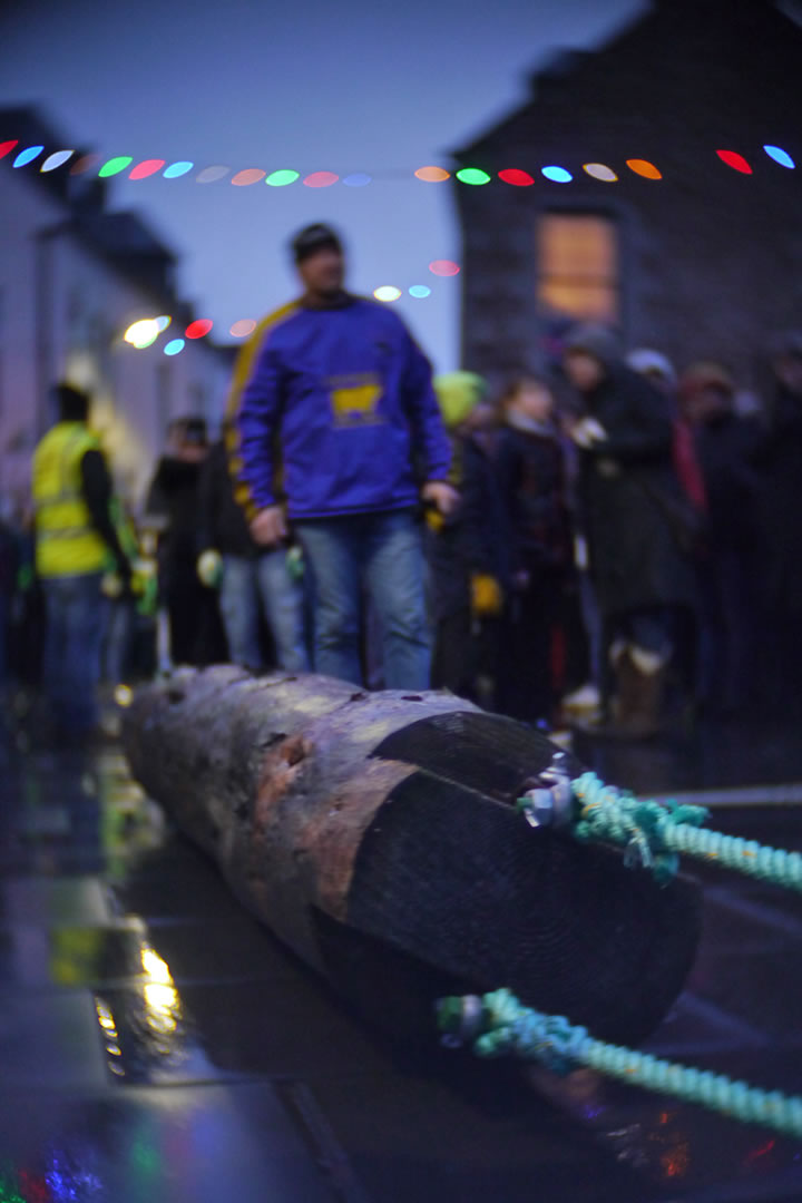 The Stromness Yule Log