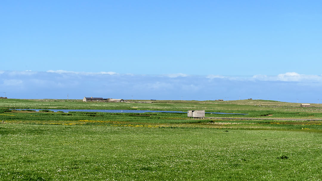 Ancum loch in North Ronaldsay