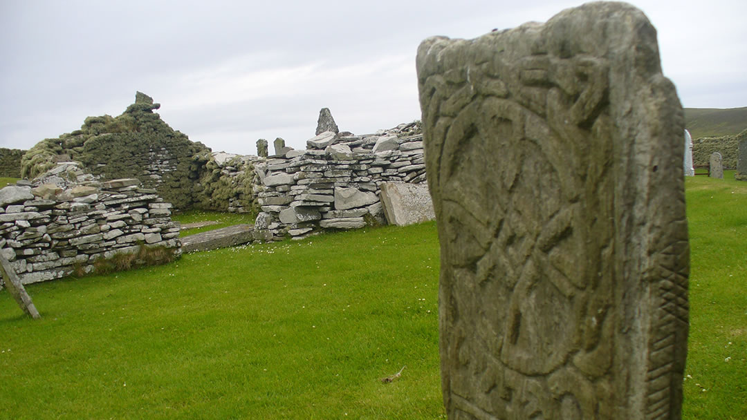 Bressay Stone in St Mary's Walls