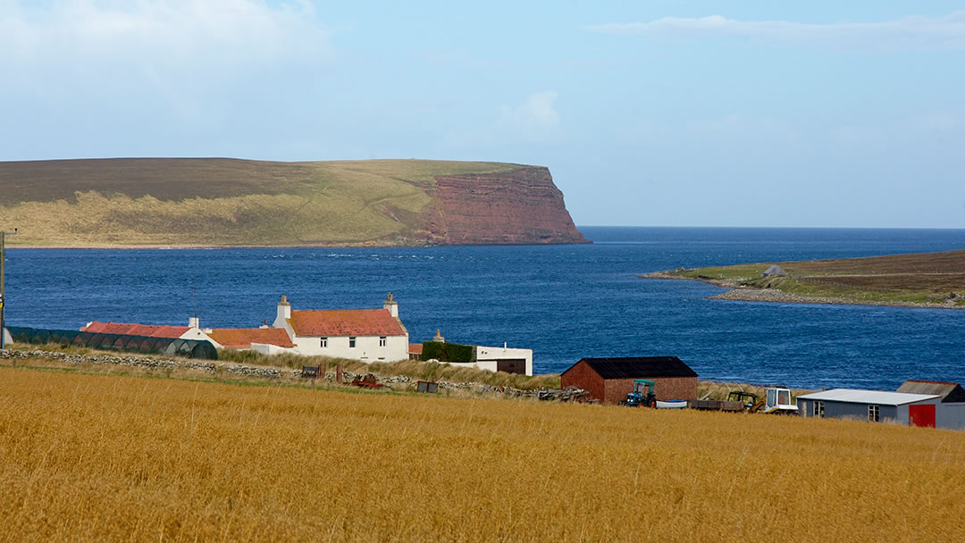 Calf Sound and the Red Head, Eday, Orkney