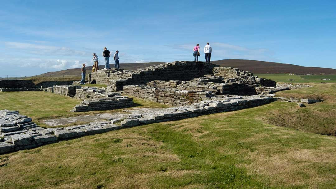 Cubbie Roo Castle in Wyre, Orkney