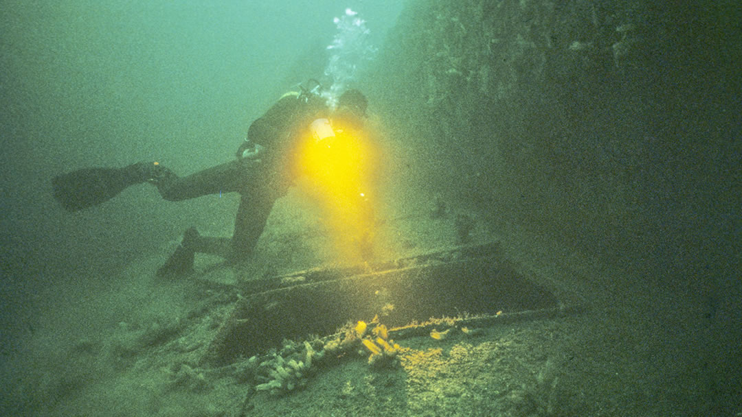 Diving the wrecks in Scapa Flow, Orkney