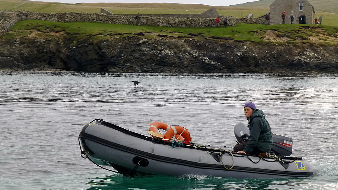 Ferry across Noss Sound