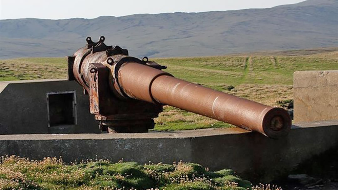 Gun at Bard Head