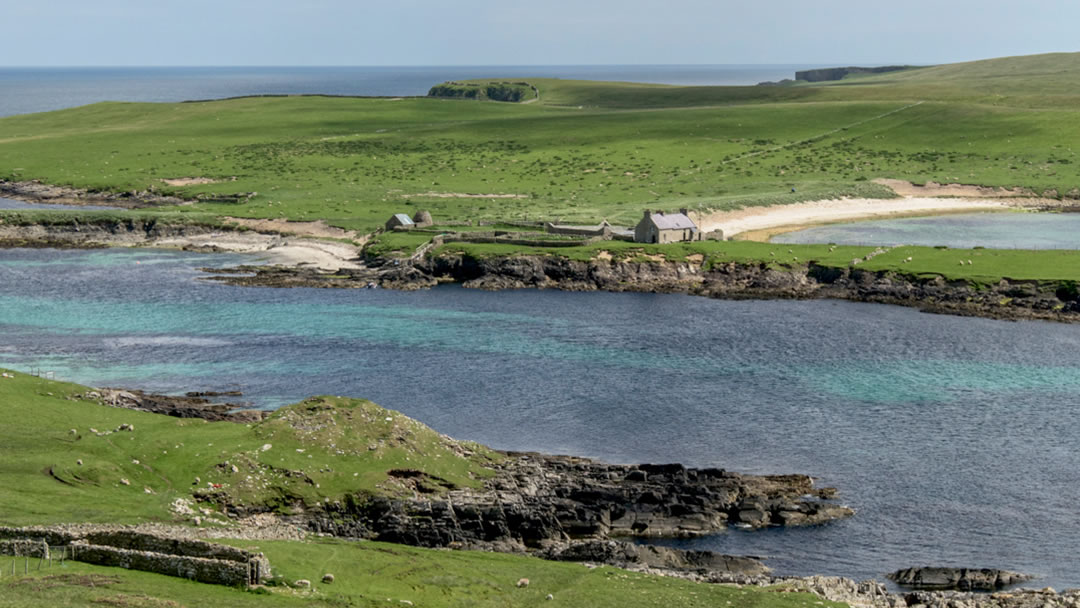 Gungstie and the channel between Bressay and Noss