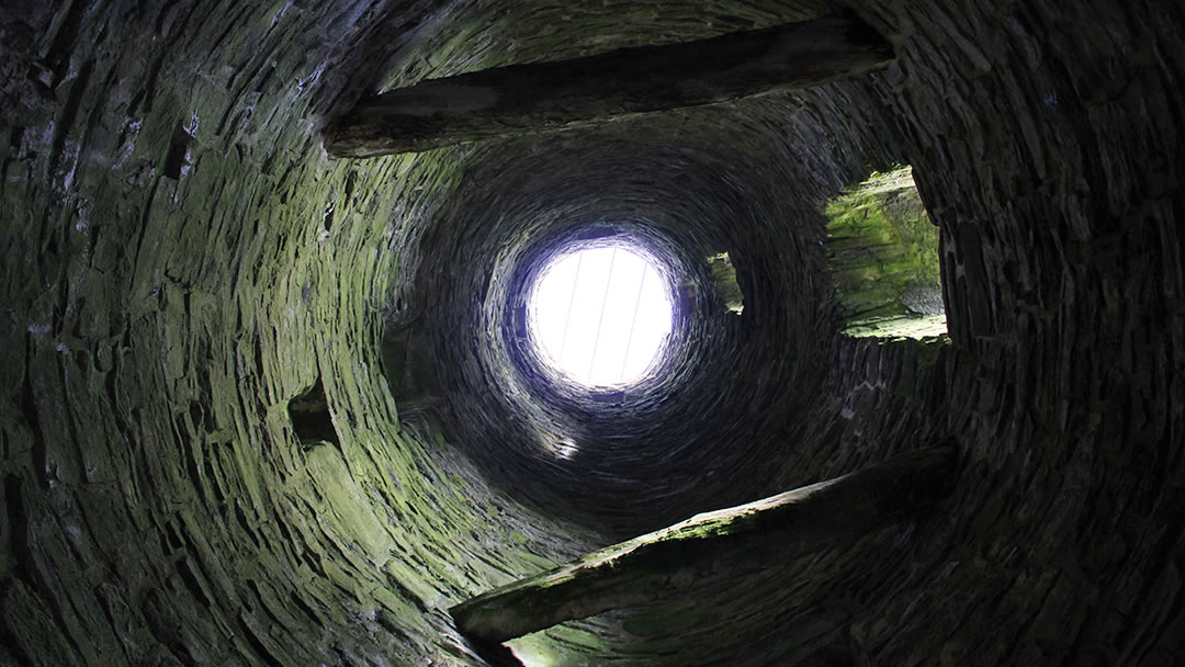 Inside St Magnus Church tower