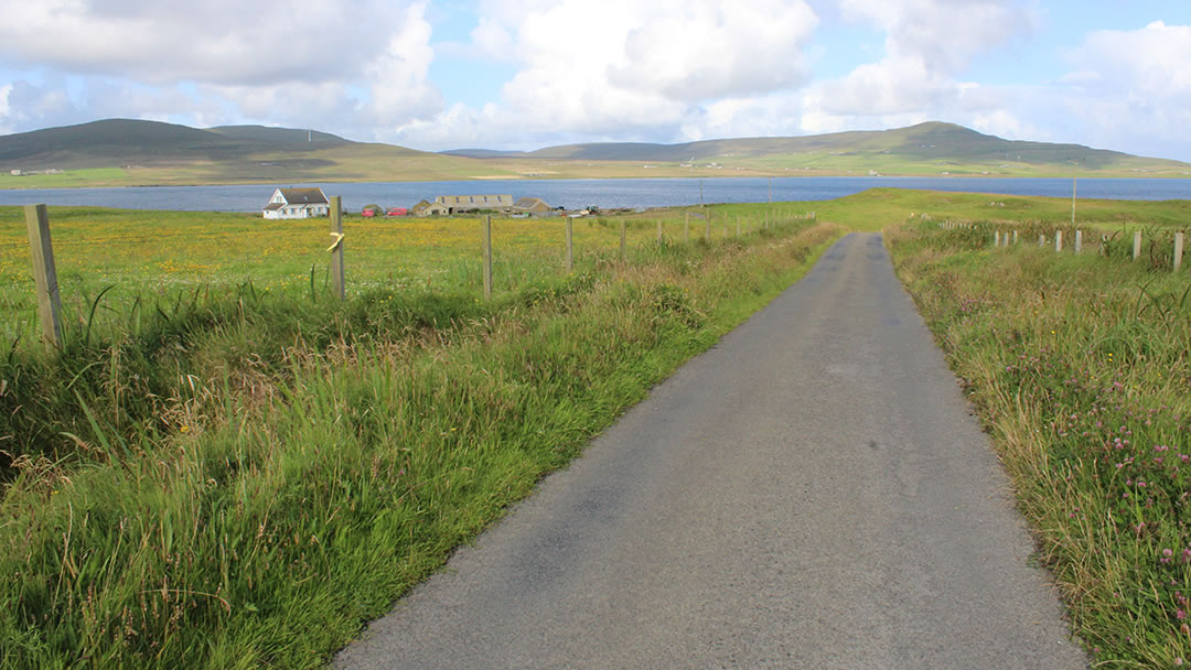 Island roads in Egilsay, Orkney
