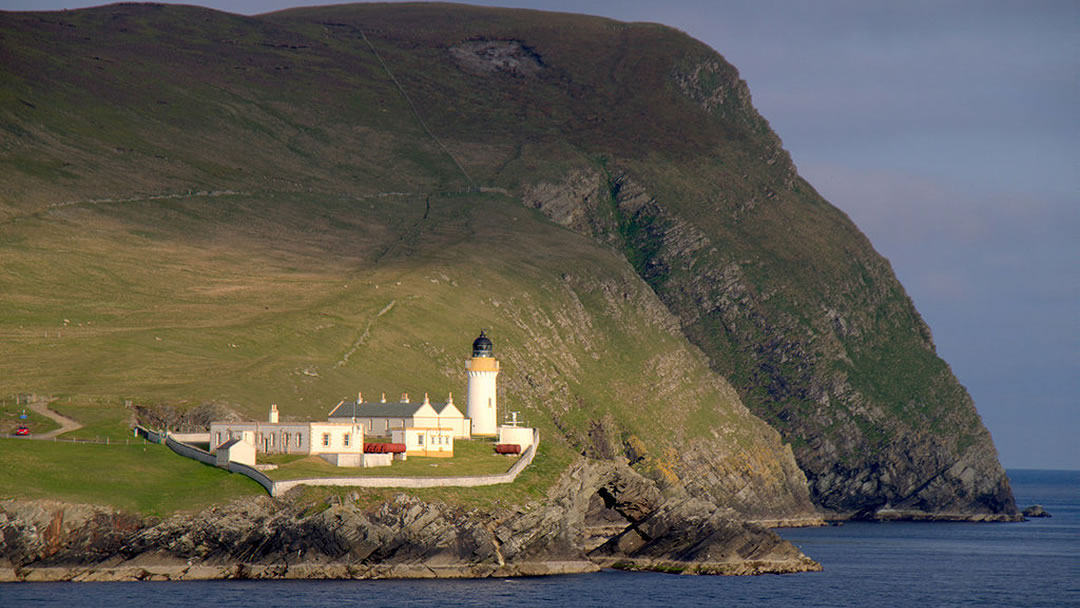 Kirkabister Ness Lighthouse in Bressay, Shetland