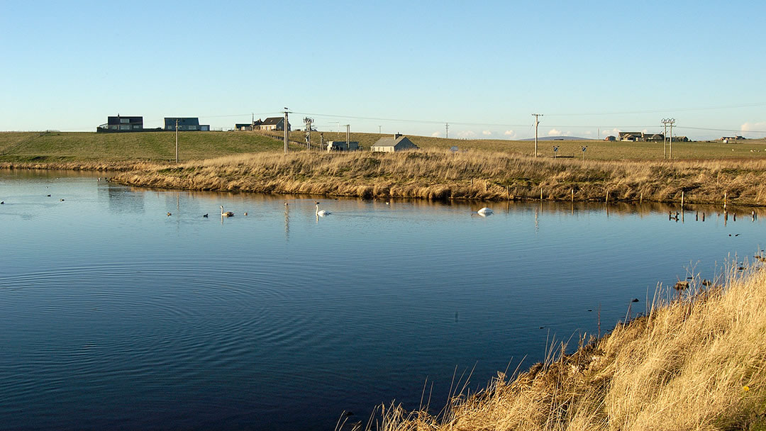 Loch of Ayre in Holm, Orkney