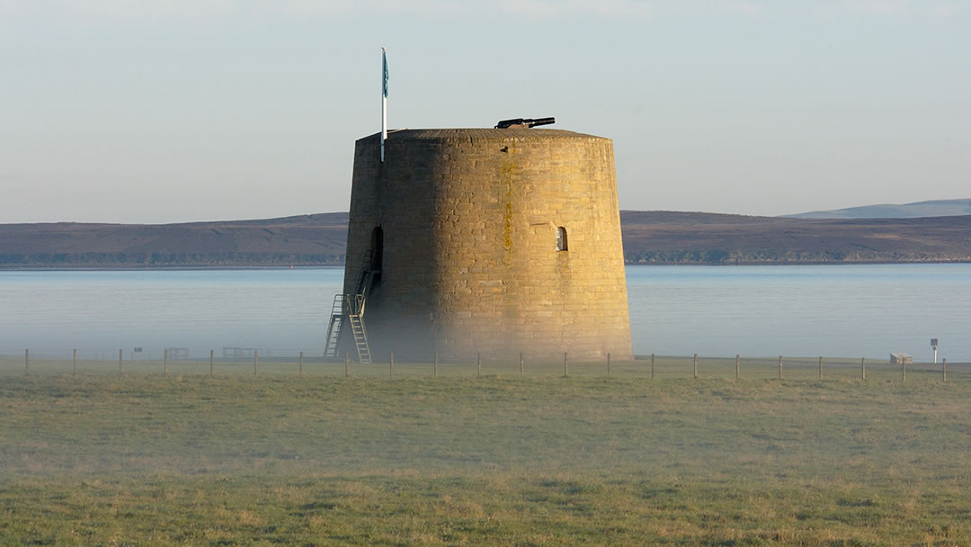 Martello Tower at Hackness, Hoy, Orkney