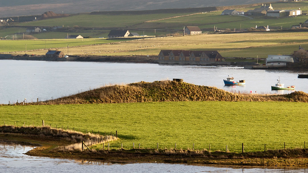 The Hillock Broch in Finstown Orkney