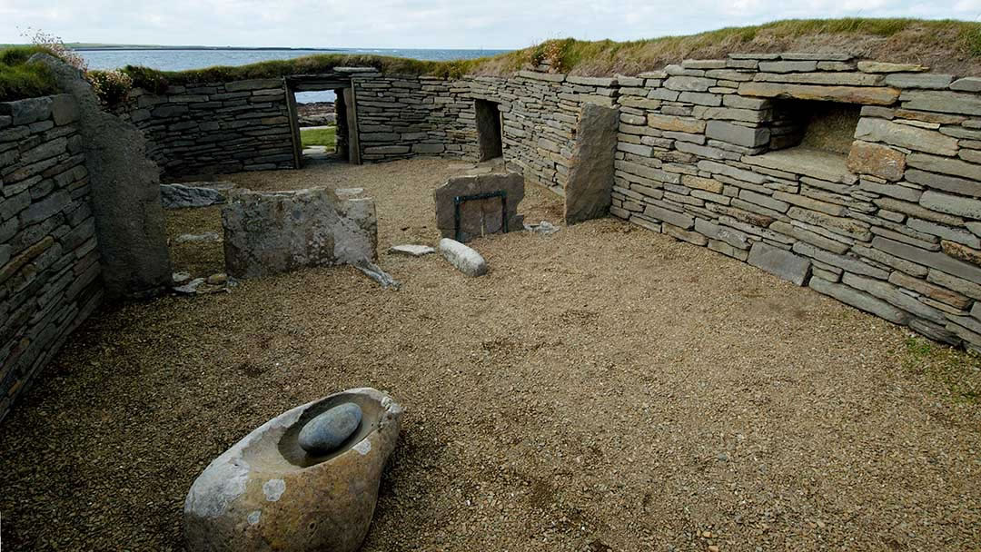 The Knap of Howar interior, Papa Westray