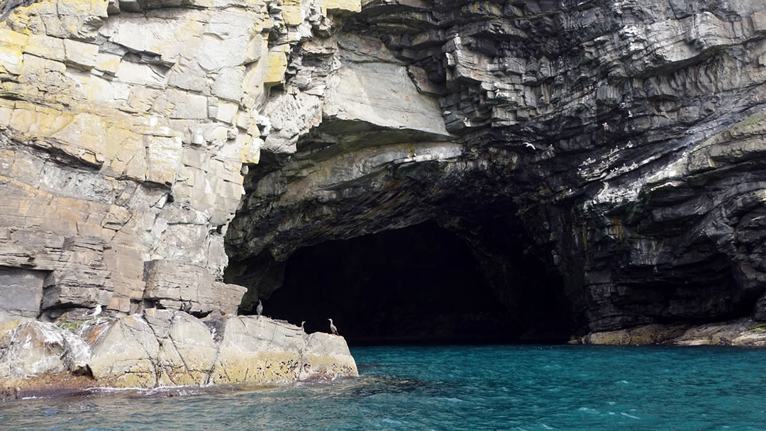 The Orkneyman's Cave in Bressay