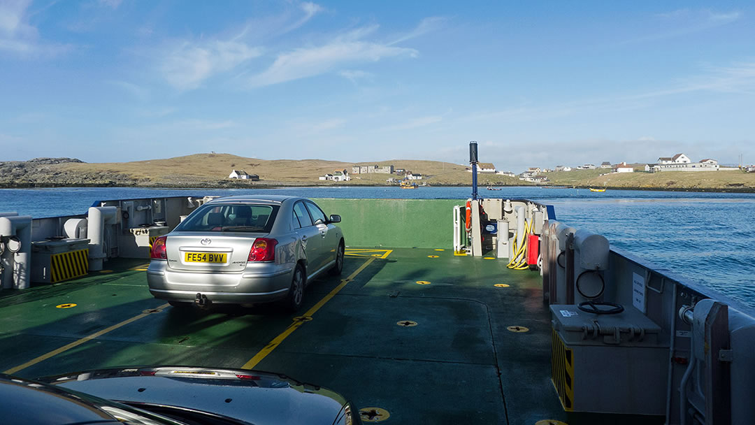 Leaving Out Skerries on Filla photo © Julian Paren 