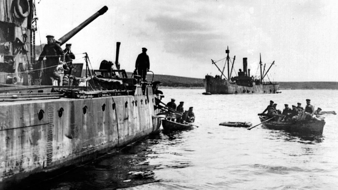 The scuttling of the German High Seas Fleet