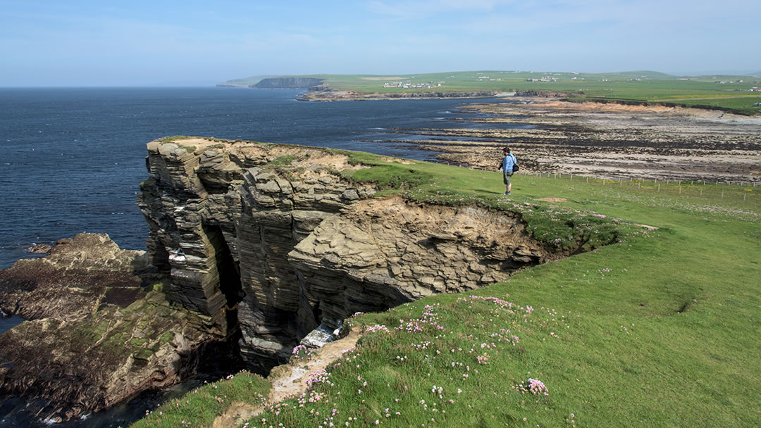 View from the Brough of Birsay in Orkney