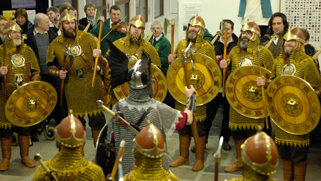 The Jarl Squad visit Shetland Museum and Archives