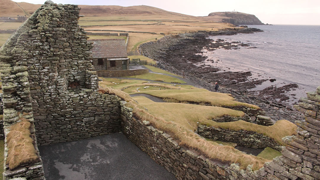 View from the Laird's house at Jarlshof, Shetland