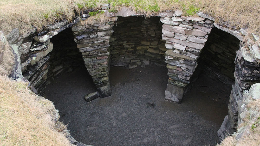 Jarlshof wheelhouse, Shetland