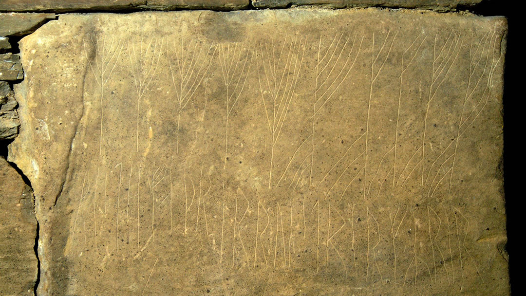 Viking runes at Maeshowe, Orkney