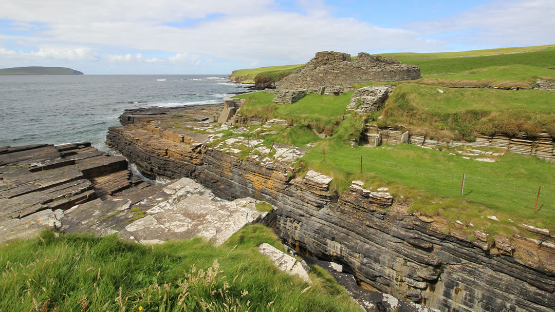 Midhowe Broch, Rousay, Orkney