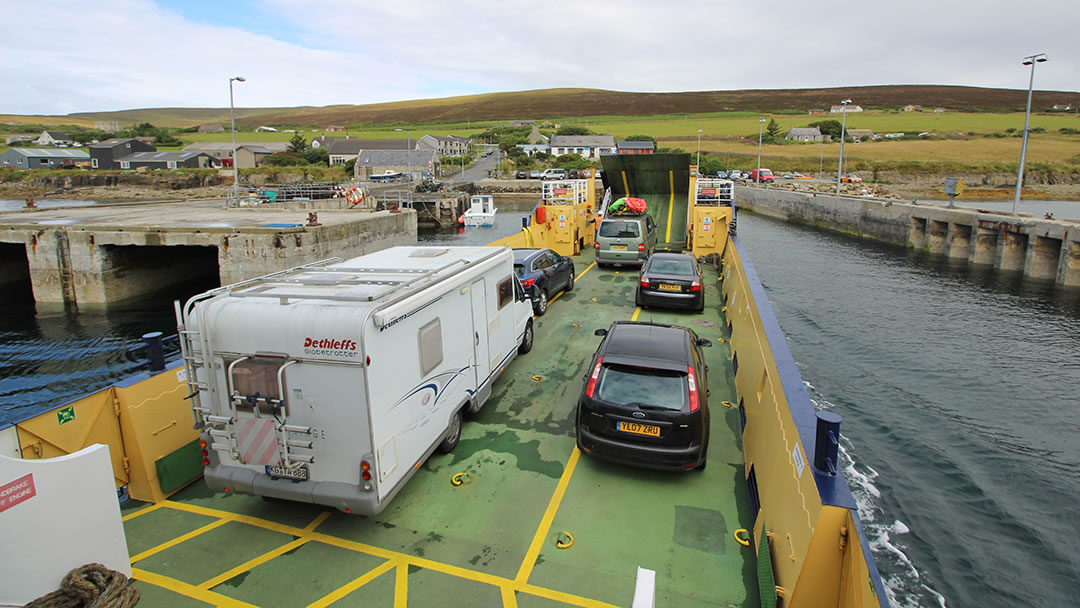 Ferry to Rousay, Orkney