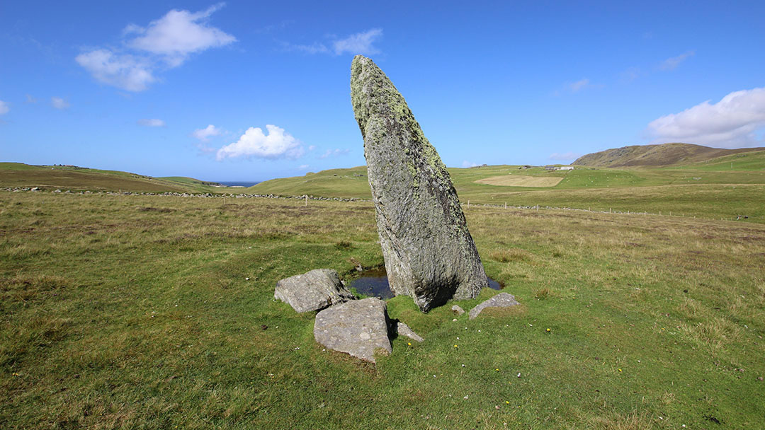 Bordastubble Standing Stone, Unst Shetland