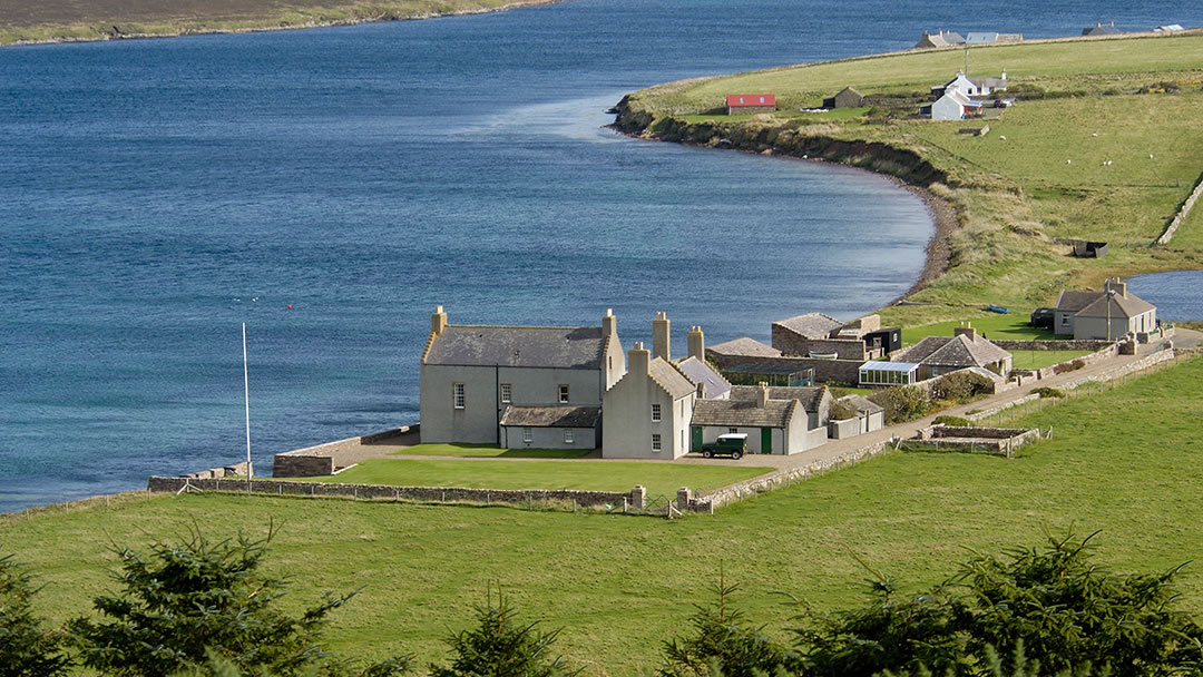 Carrick House in Eday, Orkney