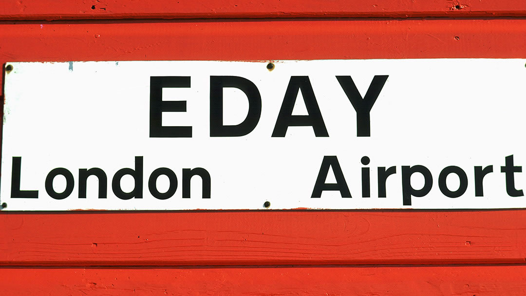 London Airport in Eday