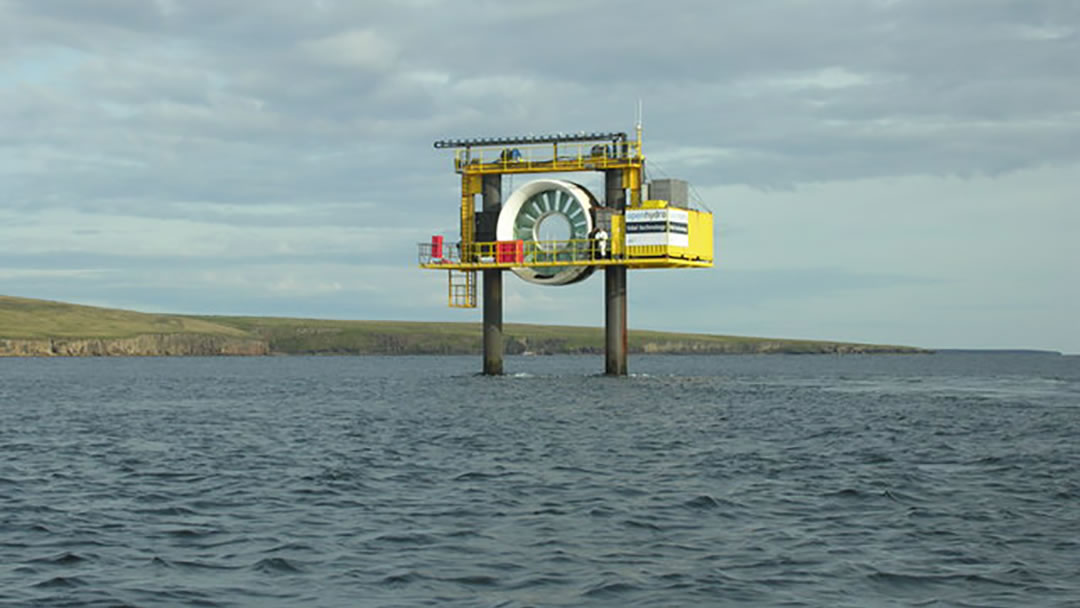 The Falls of Warness tidal power site