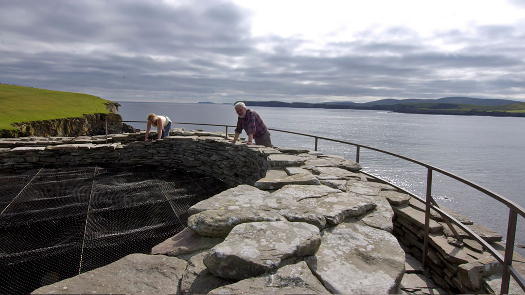 View from the top of Mousa broch